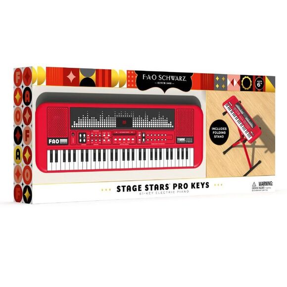 FAO Schwarz -  Computer USB Keyboard with Stand Begin Red - Picture 6 of 7